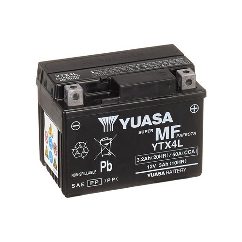 Yuasa battery ytx4l fit - yuasa, ytx4l(wc)
